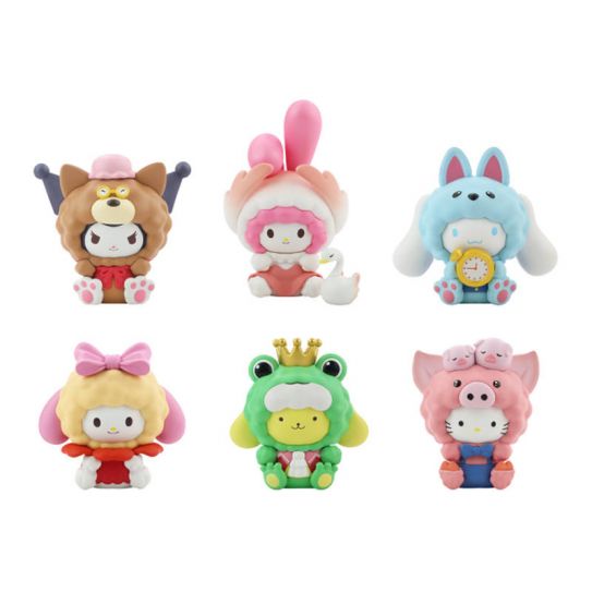 Набор аниме фигурок из 6-и штук в костюмах "Kuromi My Melody" набор 8