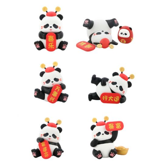 Набор милых фигурок из 6-ти штук "Пандочки"