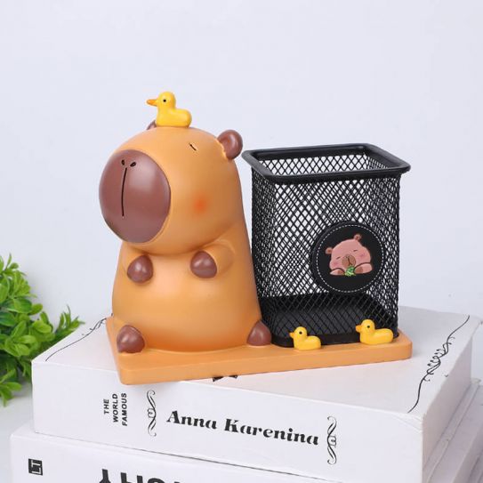 Органайзер для канцтоваров настольный "Капибара" 4 (12 см)