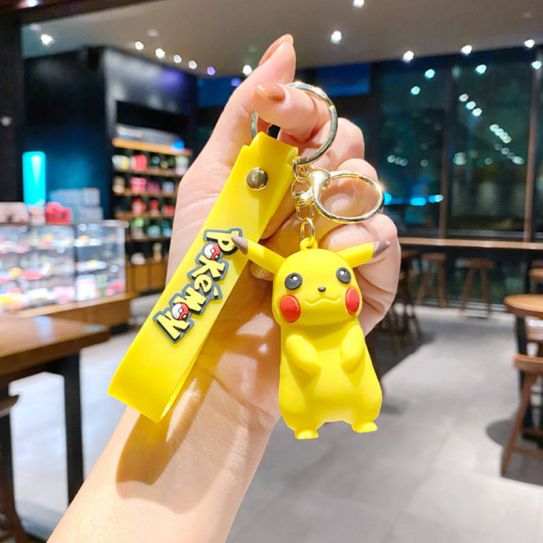 Брелок резиновый Покемон  - Пикачу 1