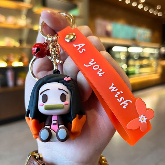 Брелок резиновый Клинок рассекающией демонов Недзуко