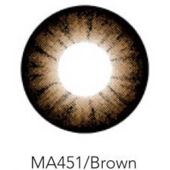 Контактные линзы 2шт MА451, 14,5 мм Brown