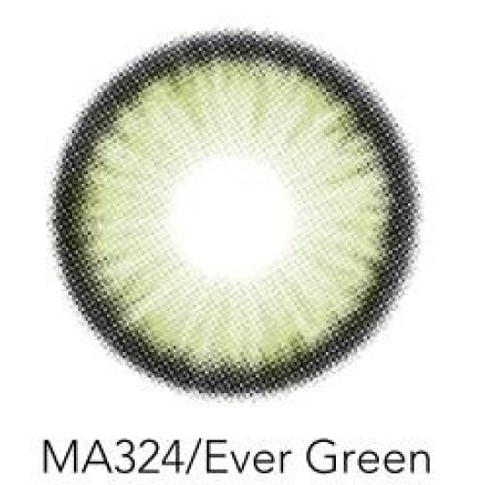 Контактные линзы 2шт MА324, 14,5 мм Ever Green