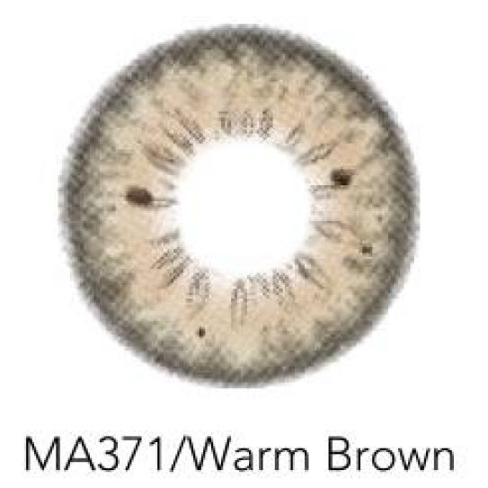 Контактные линзы 2шт MА371, 14,2 мм Warm Brown