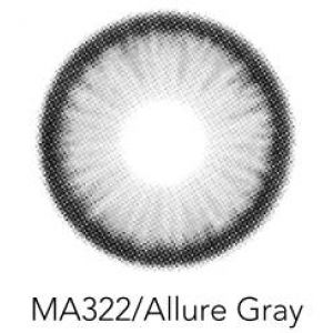 Контактные линзы 2шт MА322, 14,5 мм Allure Gray