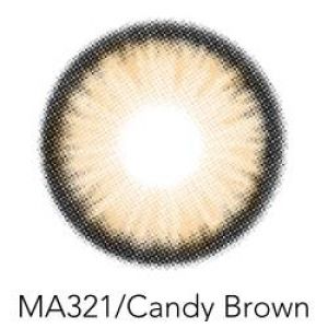 Контактные линзы 2шт MА321, 14,5 мм Candy Brown