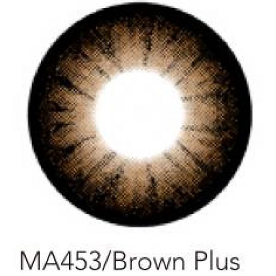 Контактные линзы 2шт MА453, 16 мм Brown Plus