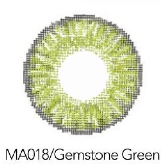 Контактные линзы 2шт MА018, 14,5 мм Gemstone Green