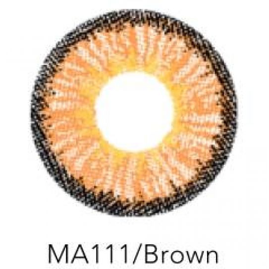 Контактные линзы 2шт MА111, 14,5 мм Brown