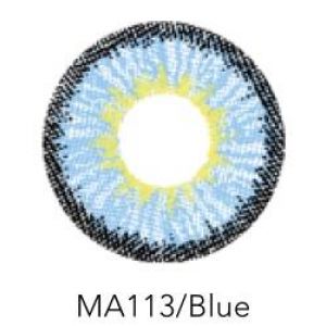 Контактные линзы 2шт MА113, 14,5 мм Blue