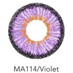 Контактные линзы 2шт MА114, 14,5 мм Violet