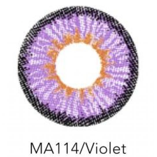 Контактные линзы 2шт MА114, 14,5 мм Violet