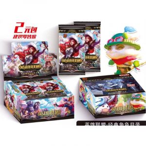 Блок с коллекционными карточками-бустерами Лига Легенд NEW (30 бустеров, 90 карточек)