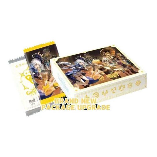 Блок с коллекционными карточками-бустерами Боги Инпакт NEW 2 (19 бустеров, 126 карточек + 5 значков)