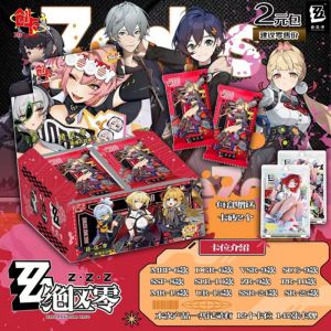 Блок с коллекционными карточками-бустерами по игре "Zenless Zone Zero" 4 (30 бустеров по 3 карточки, 2 магнитных картхолдера)