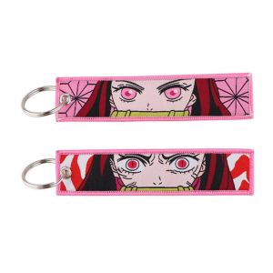 Брелок тканевый с кольцом Клинок рассекающий демонов 74