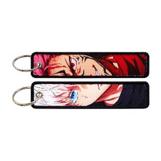 Брелок тканевый с кольцом Магическая битва 91