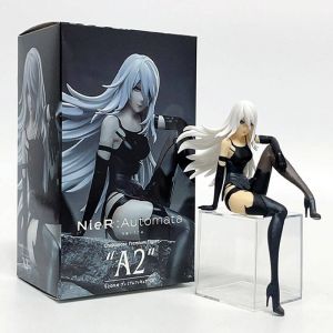 Аниме фигурка Nier Automata - А2 сидит (цветная коробка)