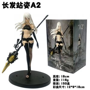 Аниме фигурка Nier Automata - А2 с копьем (цветная коробка)