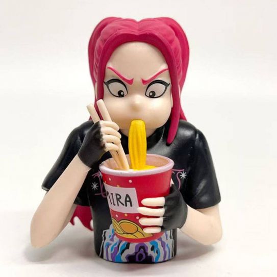 Аниме фигурка K-POP Охотницы на демонов ест лапшу 2 (цветная коробка)