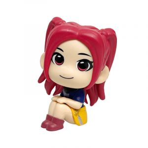 Аниме фигурка K-POP охотницы на демонов Мира милая сидит 10 см (цветная коробка)