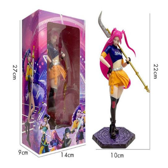 Аниме фигурка K-POP охотницы на демонов Мира 1 (цветная коробка)