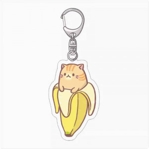 Акриловый брелок Котики 1