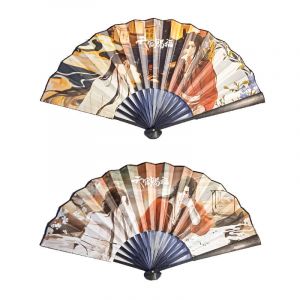 Веер деревянный 60 на 33 см Благословение небожителей 2