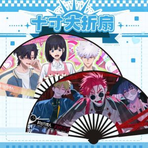 Веер деревянный 60 на 33 см Агенты Времени