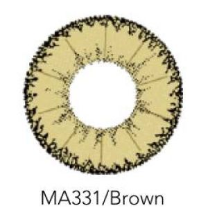 Контактные линзы 2шт MА331, 14,0 мм Brown