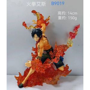 Аниме фигурка Ван Пис Портгас Д. Эйс в огне (14 см.)