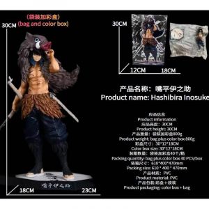 Аниме фигурка Клинок рассекающий демонов Иноске Хашибира (30 см)