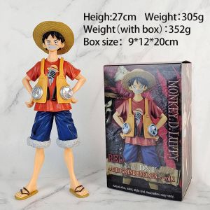 Аниме фигурка Луффи "Ван Пис" большой (с коробочкой) (27 см.)