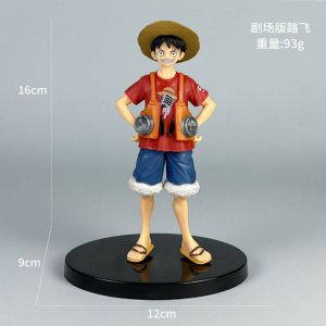 Аниме фигурка Луффи "Ван Пис" в соломенной шляпе (16 см.)