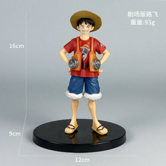 Аниме фигурка Луффи "Ван Пис" в соломенной шляпе (16 см.)