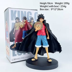 Аниме фигурка Луффи "Ван Пис" прижал шляпу к груди (с коробочкой) (18 см)