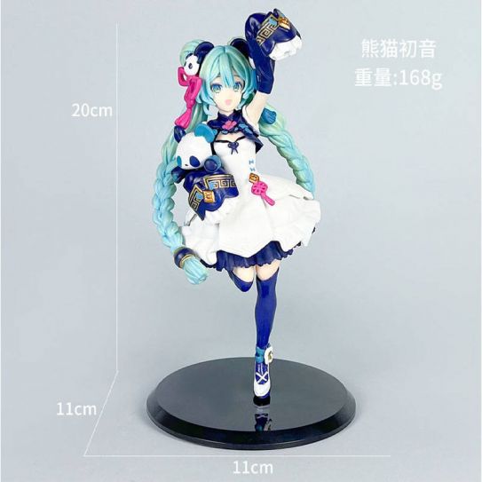 Аниме фигурка Мику Хатсуне - Мику с пандой