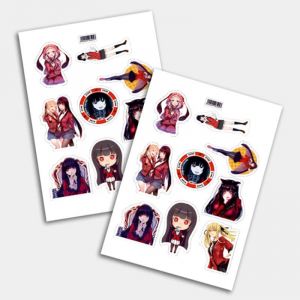 Стикеры А5 для ручной вырезки №0064 "Безумный азарт"