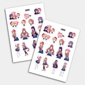 Стикеры А5 для ручной вырезки №0090 "Доки Доки"