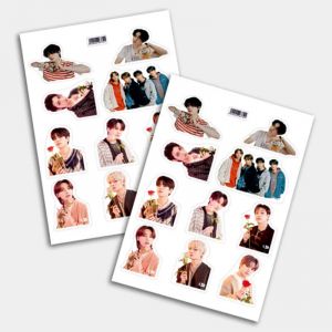 Стикеры А5 для ручной вырезки №0130 "K-POP" Stray Kids