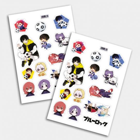 Стикеры А5 для ручной вырезки №0134 "Блю Лок"