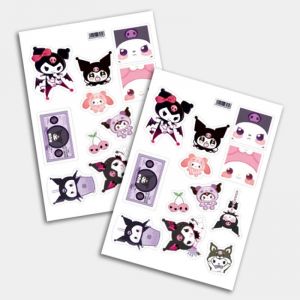 Стикеры А5 для ручной вырезки №0136 "Моя Мелодия"