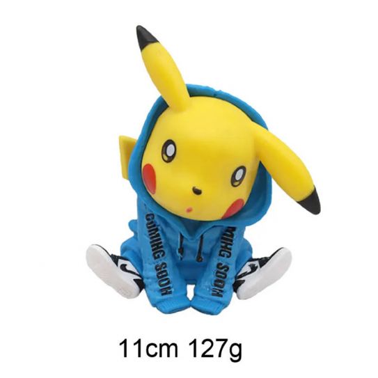 Аниме фигурка Пикачу в синей толстовке