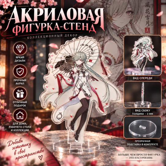 Акриловый стенд коллекционный (13-15 см) 2D Ханкай Стар Рейл номер 235