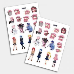 Стикеры А5 для ручной вырезки №0178 "Одинокий Рокер"