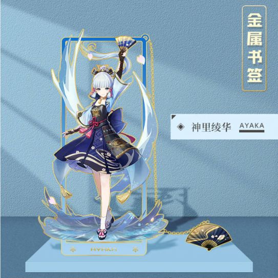 Металлические закладки Боги Инпакт (8 на 3,5 см) 035 Ayaka (1)