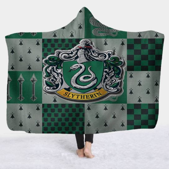 Плед 200х150 Гарри Поттер Слизерин 3