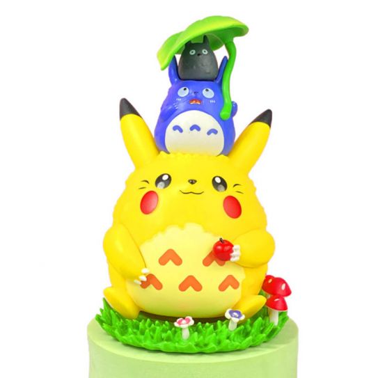 Аниме фигурка Тоторо и Пикачу