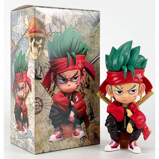 Аниме фигурка Чиби Ван Пис Ророноа Зоро (цветная коробка)