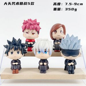 Набор аниме фигурок из 5-ти штук Магическая битва сидят